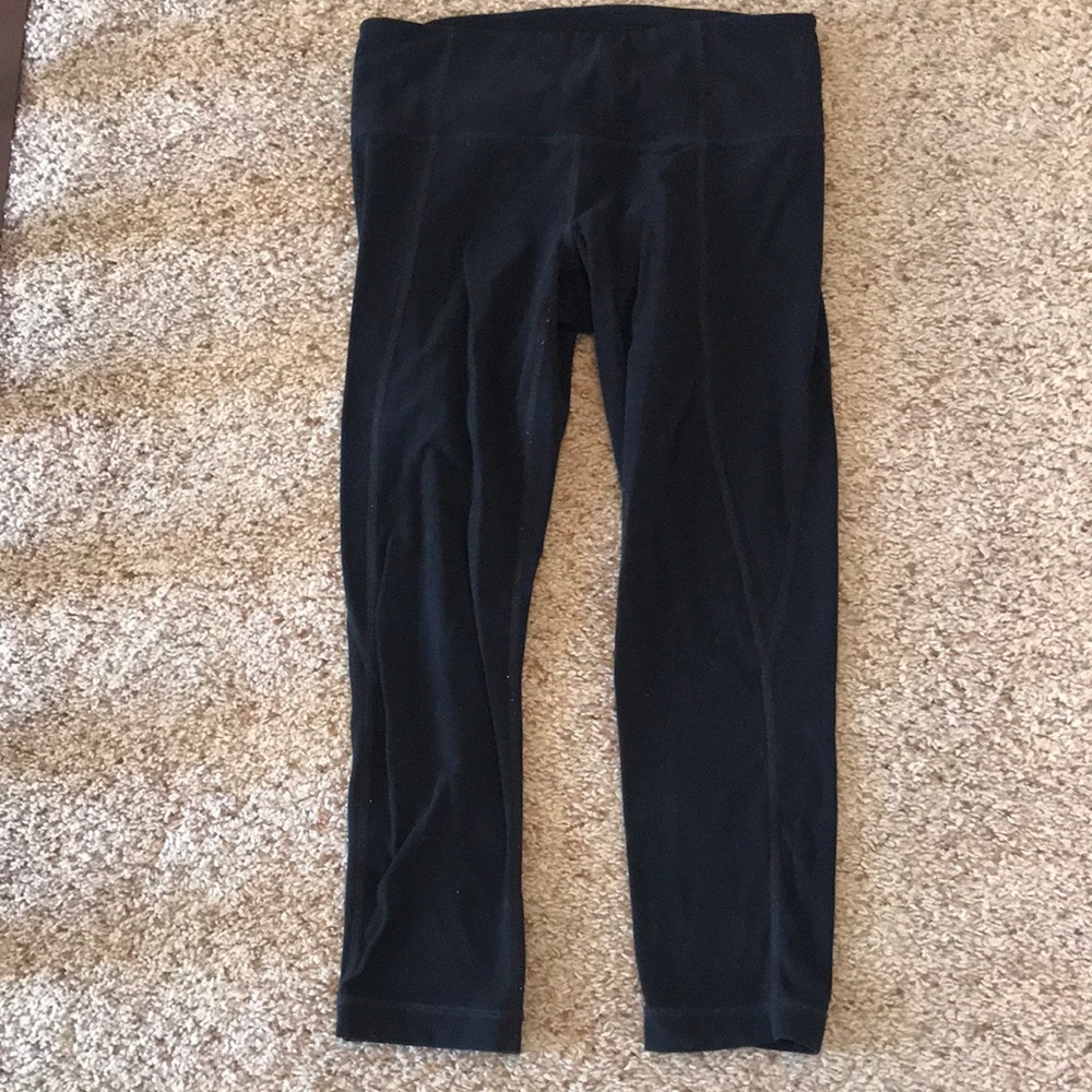 Athleta Black Salutation Cropped Legging Womens XS
